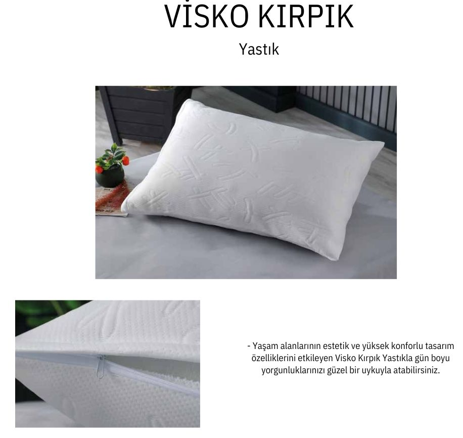 VİSCO KIRPIK YASTIK 50x70